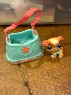 LPS #37 BIS LITTLEST PETSHOP ORIGINAL AUTHENTIQUE CHIEN DOG BICHON CURLY HASBRO